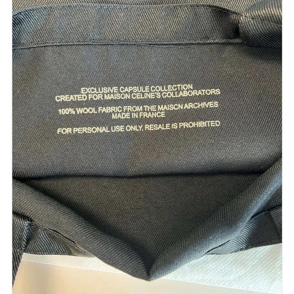 CELINE GWP Triomphe logo canvas tote bag in black and gold ✨ AUTHENTIC ✨ - Picture 2 of 3